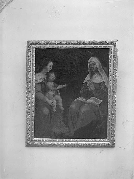 Tableau : La Vierge à l'Enfant et sainte Anne