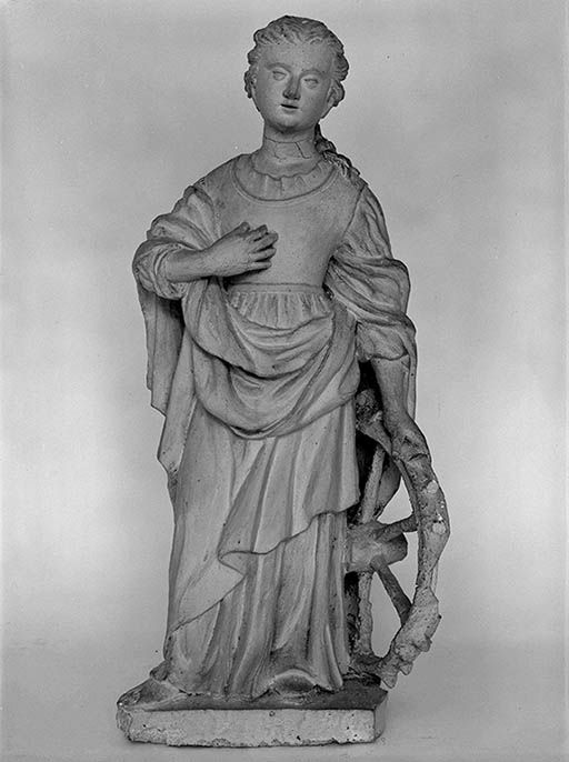 Statuette : Sainte Catherine d'Alexandrie