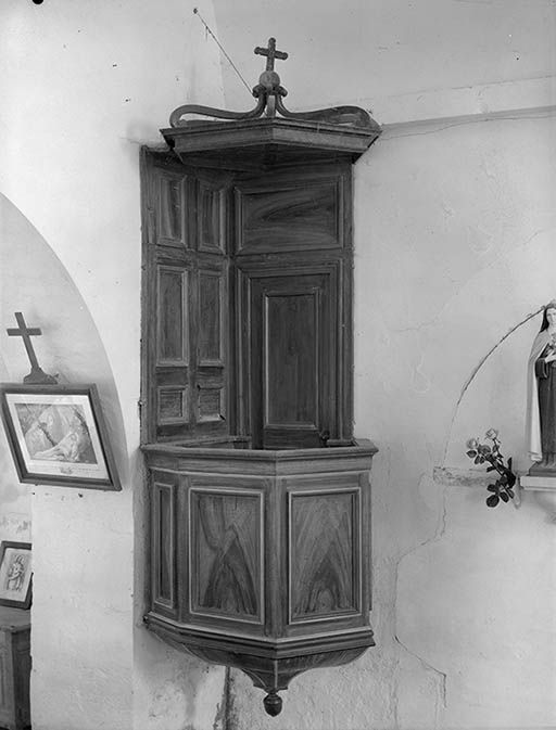 Chaire à prêcher : vue d'ensemble.