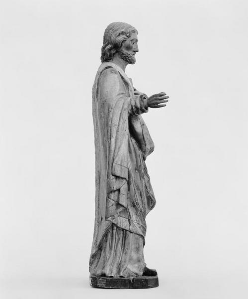 2 statuettes (en pendant) : Vierge à l'Enfant, saint Joseph