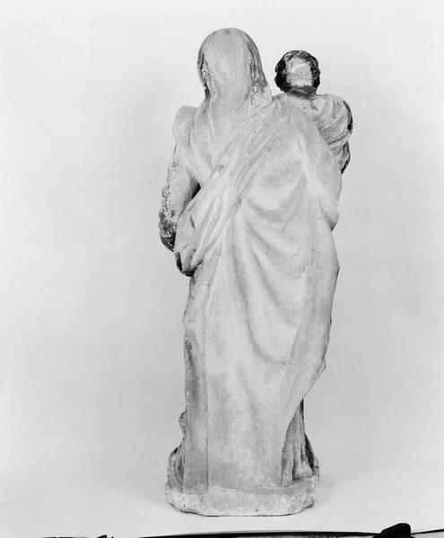 Statue (petite nature) : Vierge à l'Enfant (2)