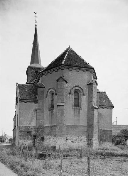 Vue du chevet.