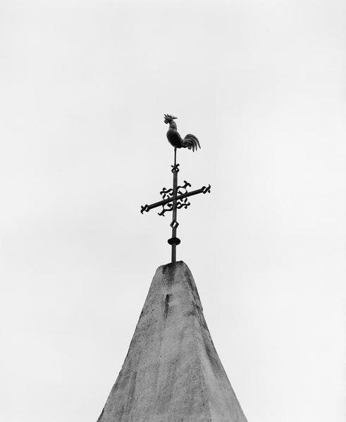 Croix et coq du clocher.