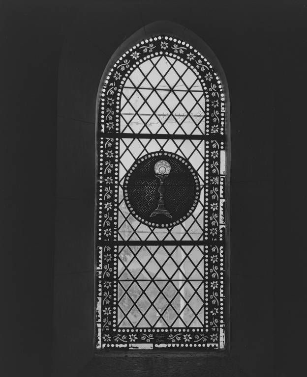 Baie n°1 : choeur, mur gauche.
