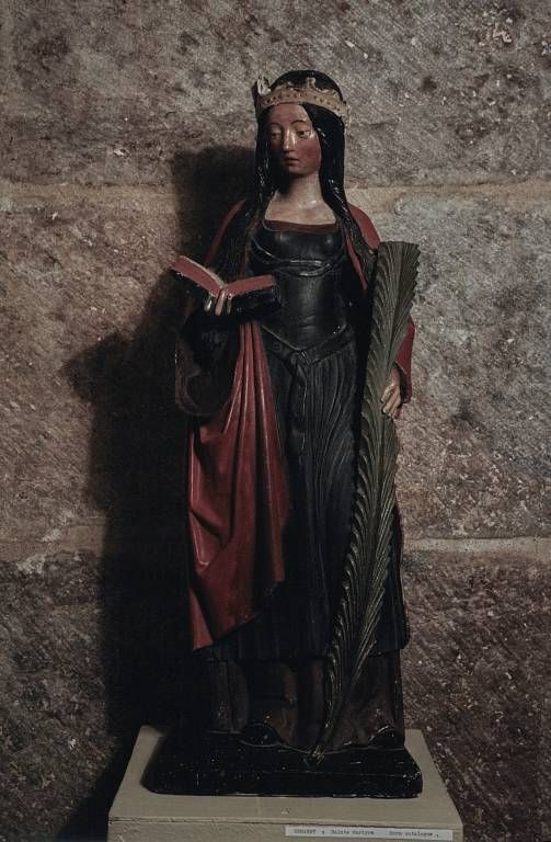 Statue : sainte martyre