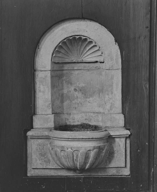 Lavabo de la sacristie.