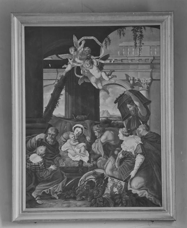 Tableau : Adoration des bergers