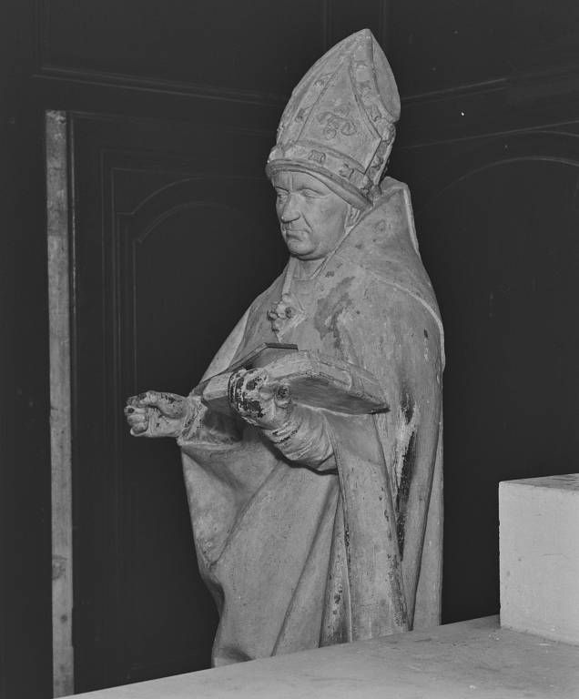 Saint Blaise, détail : partie supérieure.