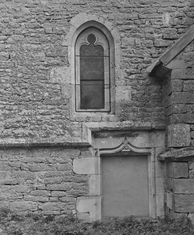 Chapelle gauche : détail de l'élévation antérieure.