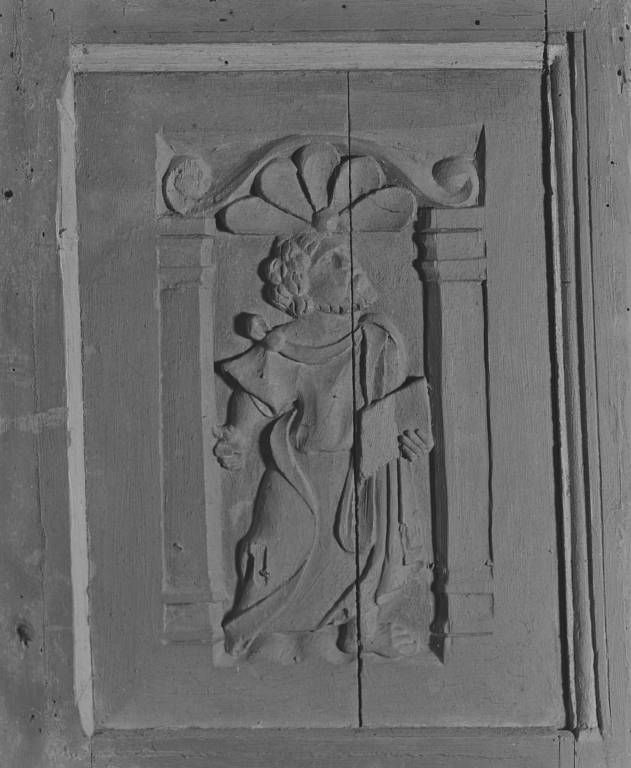 Détail d'un panneau de la cuve.