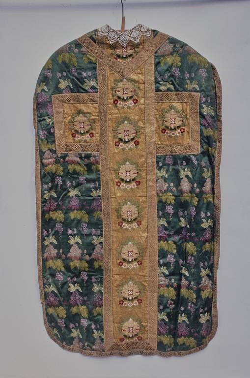 Chasuble et voile de calice (ornement vert)