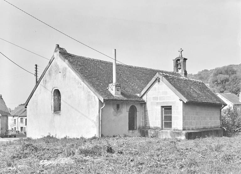 Elévation gauche et chevet.