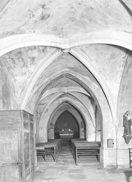 Bas-côté gauche : depuis le fond de l'église.