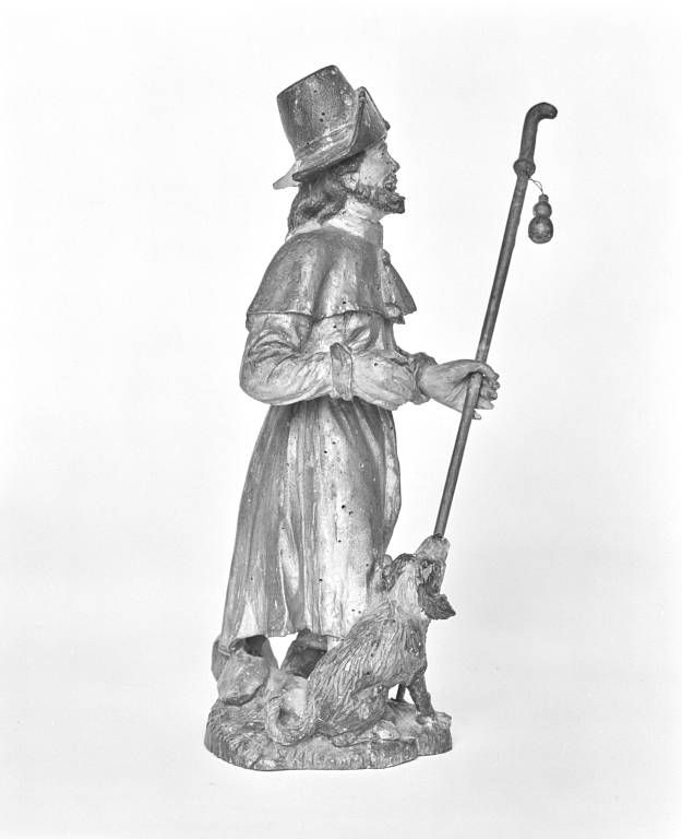 Saint Roch : profil droit.