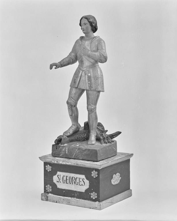 Statuette : saint Georges