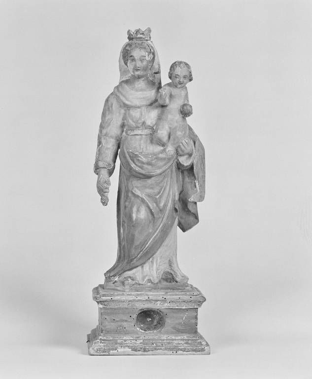 Statuette-reliquaire : Vierge à l'Enfant