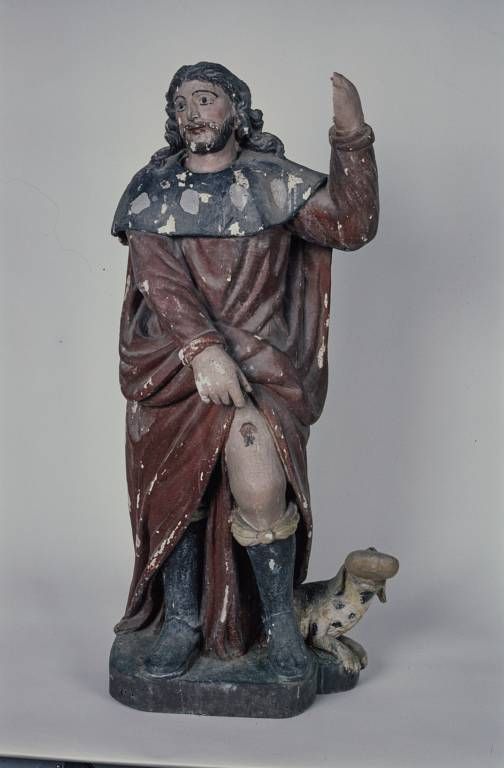 Saint Roch : face.