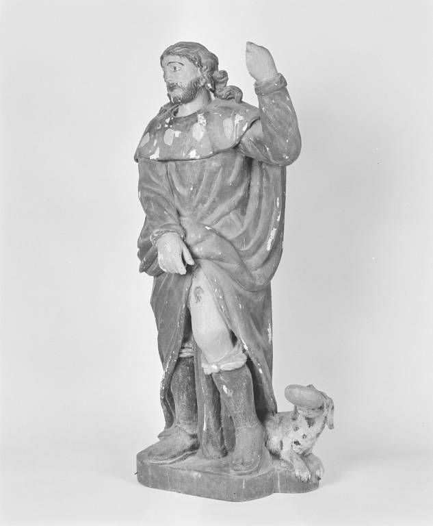 Saint Roch : trois-quarts gauche.