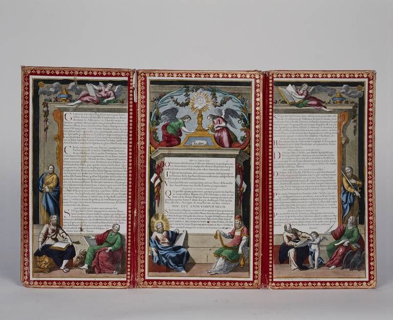 Ensemble de trois canons d'autel
