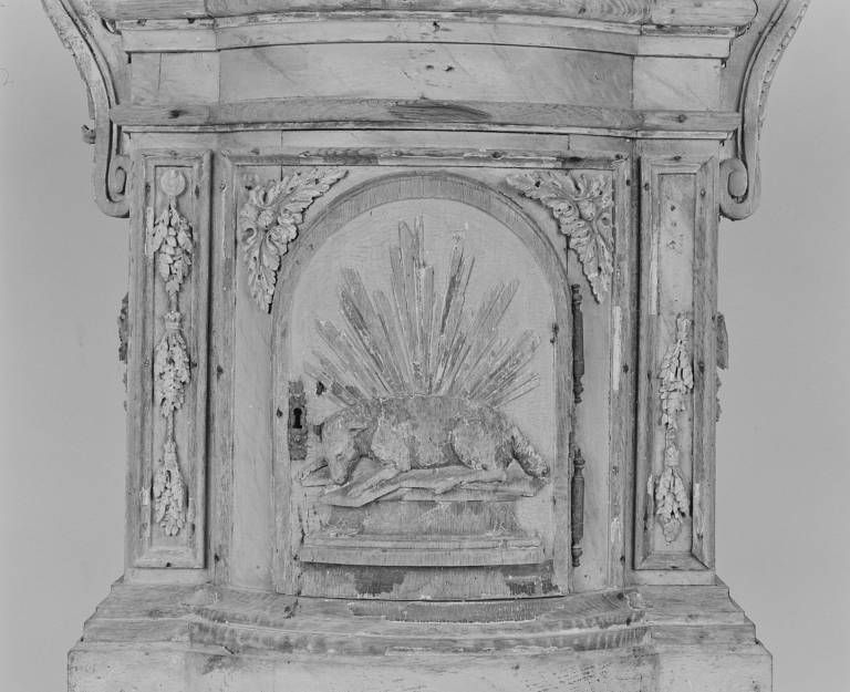 Tabernacle, détail : la porte.