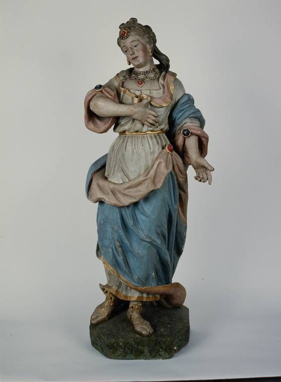 Statue : sainte Pélagie