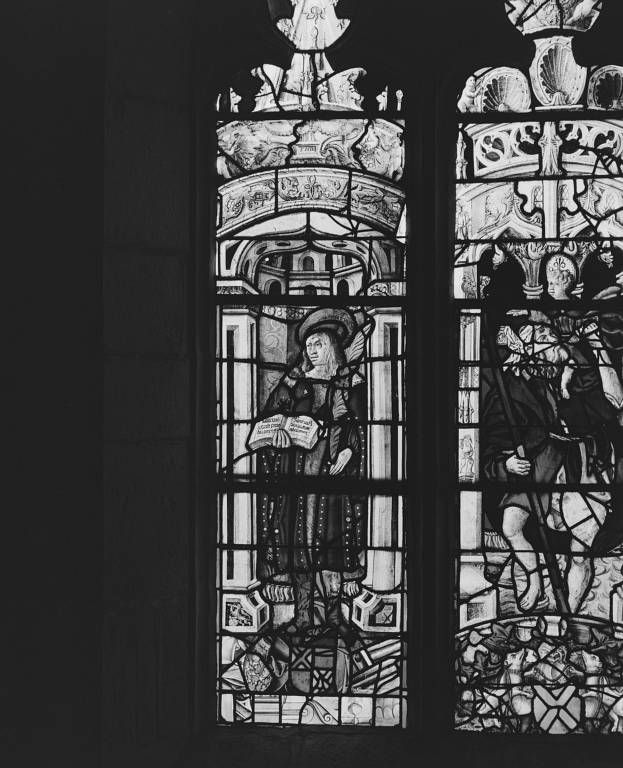Lancette gauche : saint Ursin.