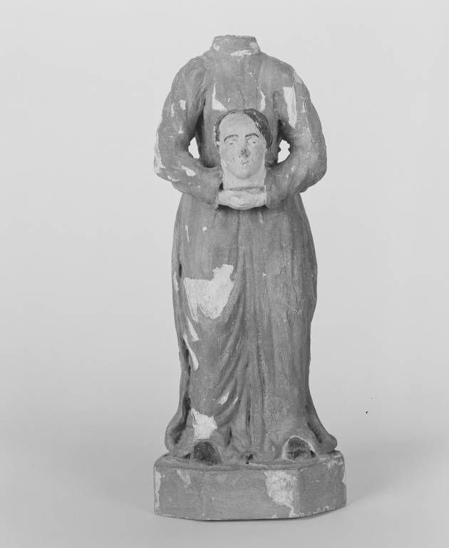 Statuette : saint Symphorien, vue de face.