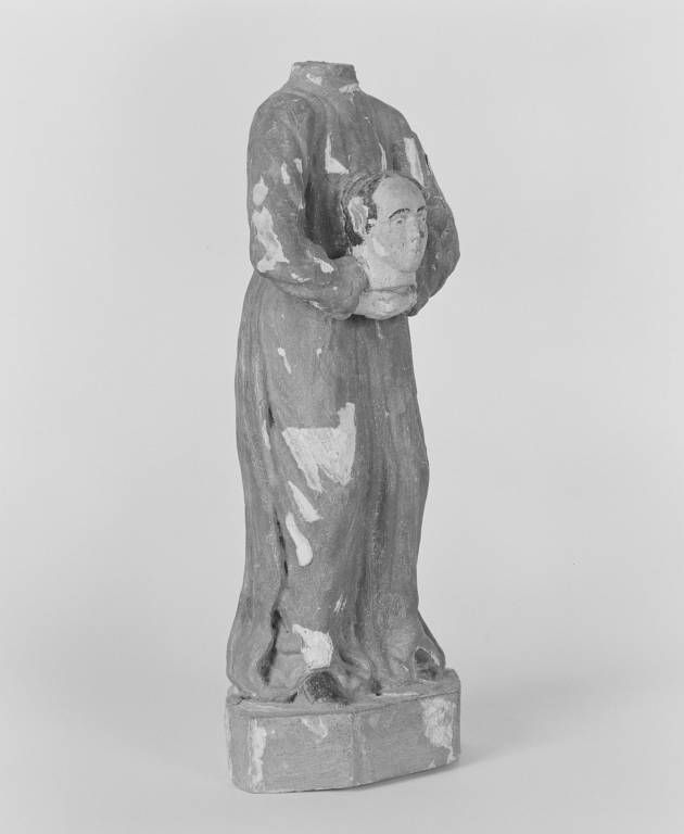 Statuette : saint Symphorien, trois-quarts droit.