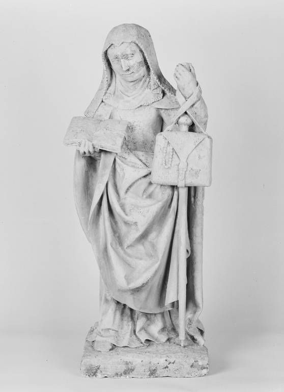 Statue : sainte Brigitte de Suède