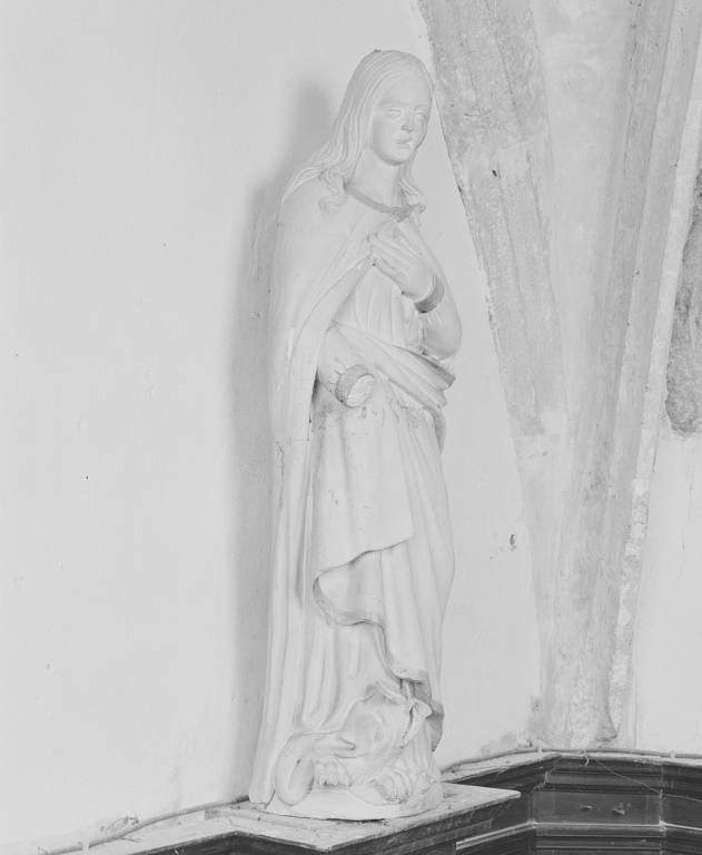 Ensemble de trois statues : saint Jean-Baptiste, saint Martin et sainte Marguerite d'Antioche