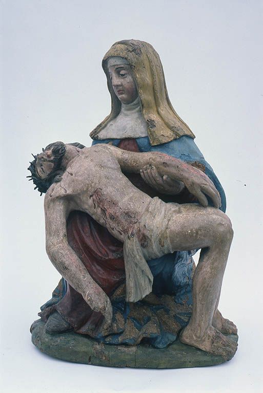 Groupe sculpté : Vierge de Pitié