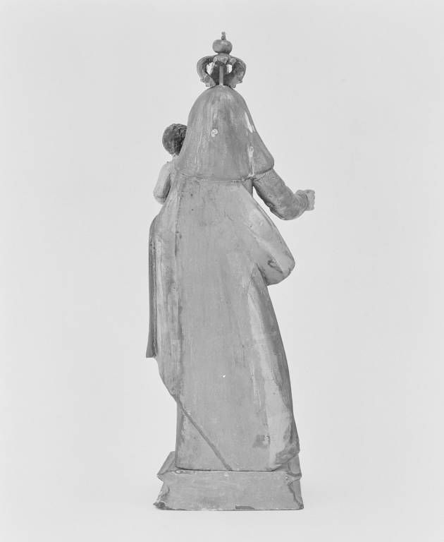 Vierge à l'Enfant, revers.