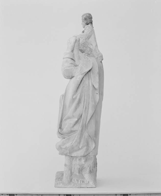 Statue : saint Christophe et l'Enfant Jésus