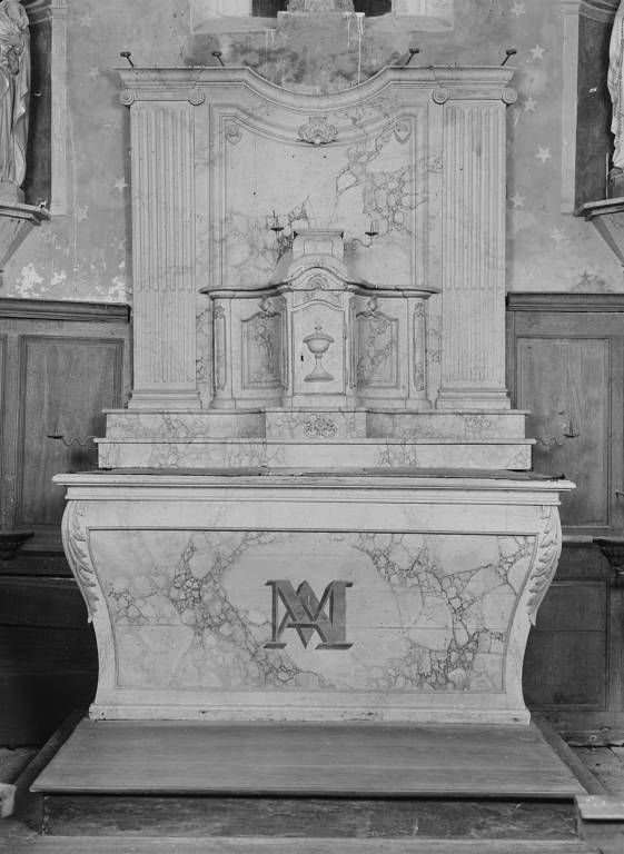 Maître-autel, tabernacle et retable