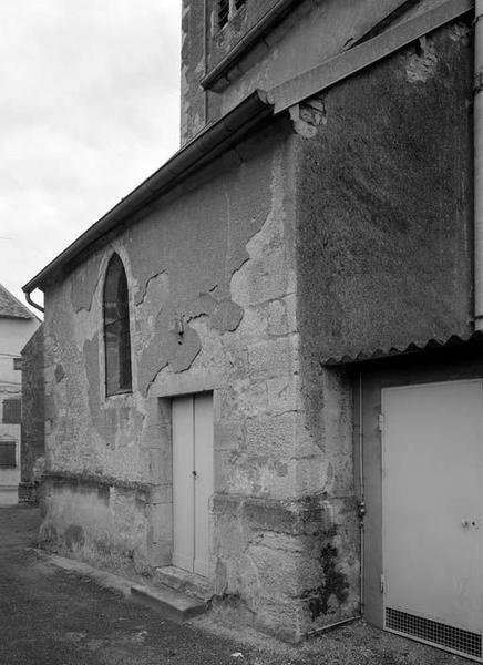Elévation gauche de la chapelle gauche