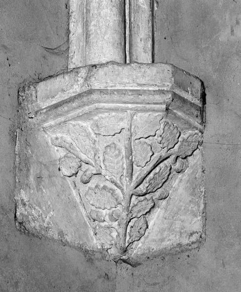 Chapelle gauche : culot postérieur gauche