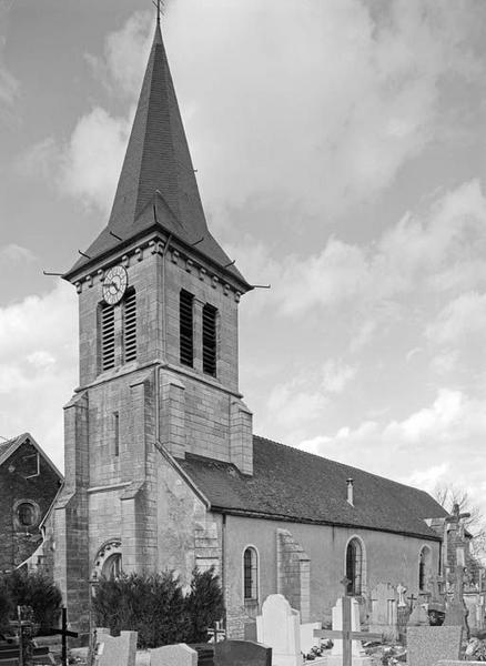 Façade et élévation droite.