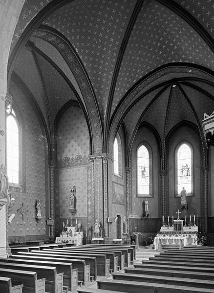 Choeur et bras gauche du transept.