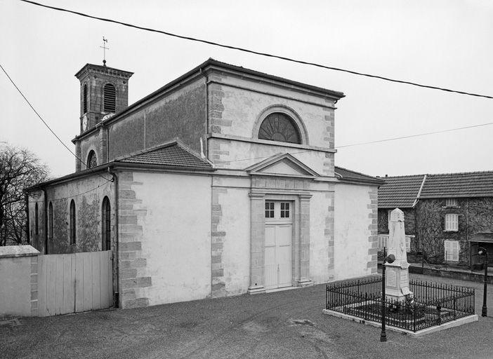 Façade et élévation gauche.