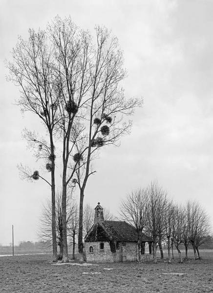 Chevet et élévation gauche.