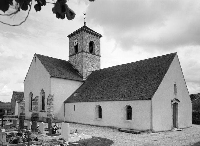 Elévation gauche et façade.