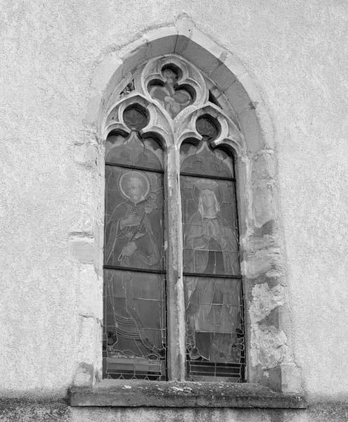 Elévation droite : fenêtre du transept.