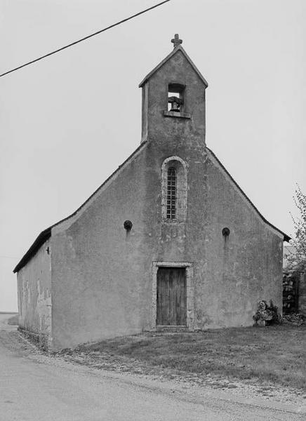 Façade et élévation gauche.