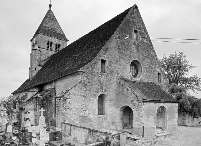 Façade et élévation gauche