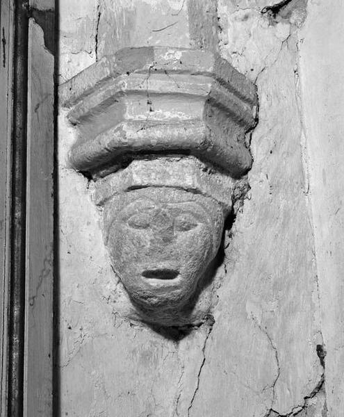 Chapelle gauche : culot postérieur droit