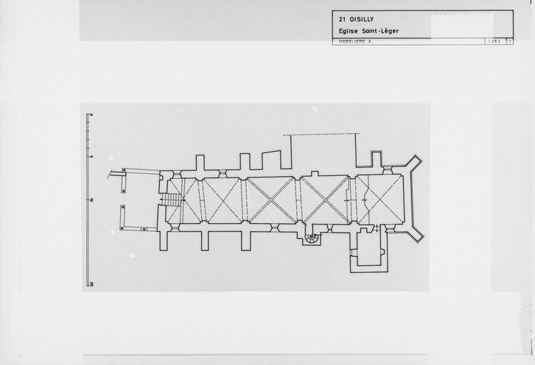 Plan (relevé A. MORELIERE. 1984).