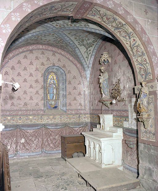 Vue d'ensemble de la chapelle latérale nord