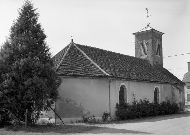 Elévation gauche et chevet