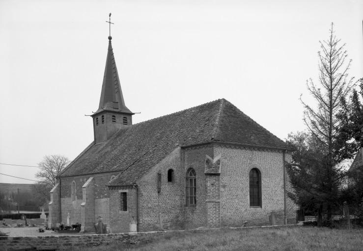 Elévation droite et chevet