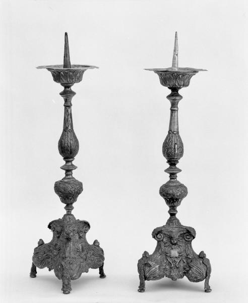 2 chandeliers d'autel (paire, 2)